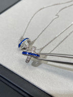 ¡®Imperial¡¯LIENS DIAMOND SILVER NECKLACE