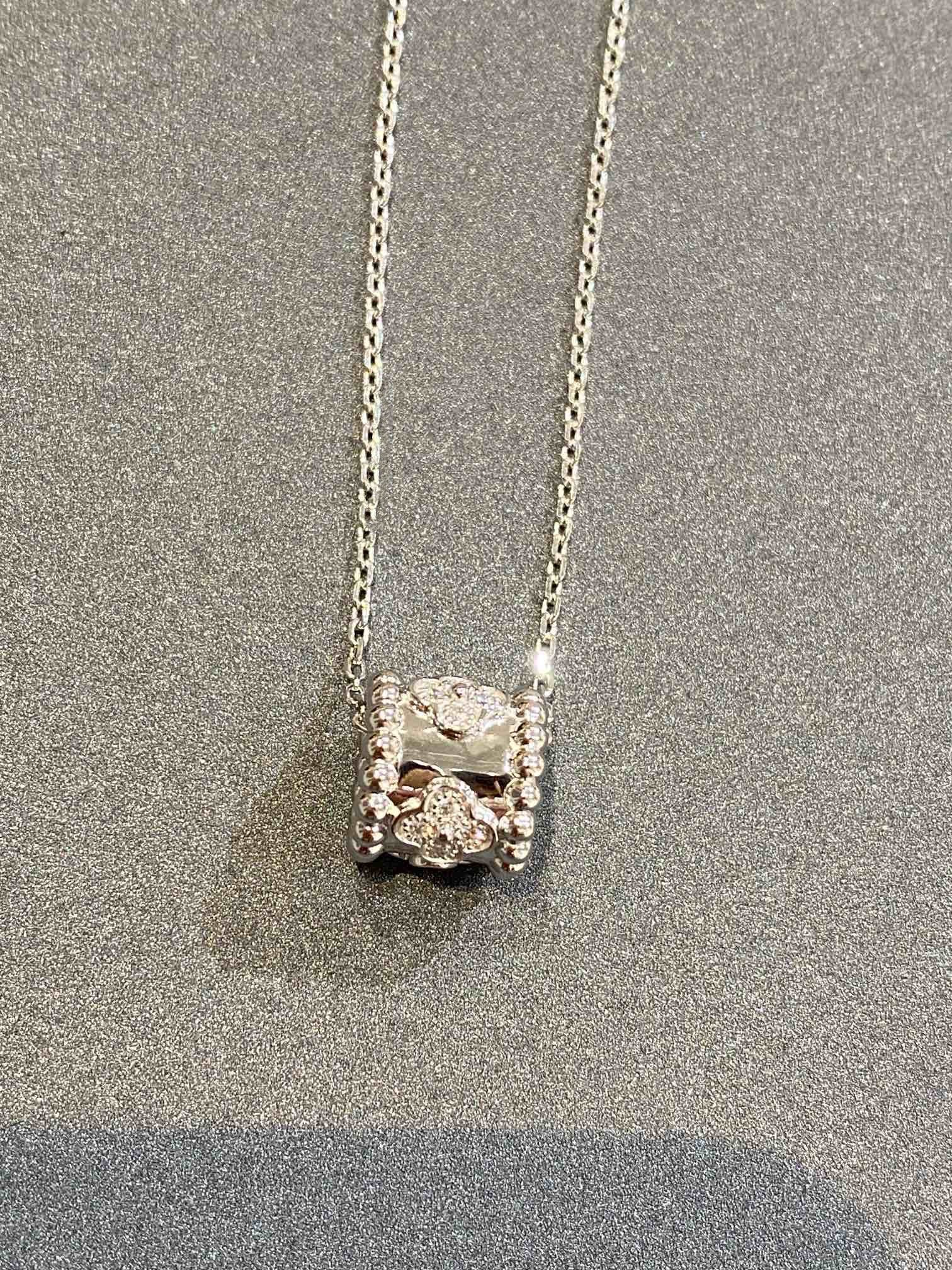 ¡®Imperial¡¯PERLEE PEDANT SIVLER DIAMOND NECKLACE