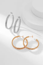 ¡®Imperial¡¯CLASH HOOP EARRINGS