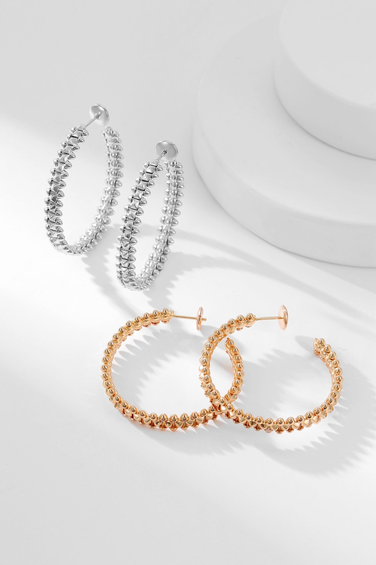 ¡®Imperial¡¯CLASH HOOP EARRINGS