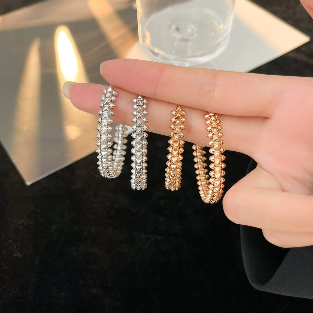 ¡®Imperial¡¯CLASH HOOP EARRINGS