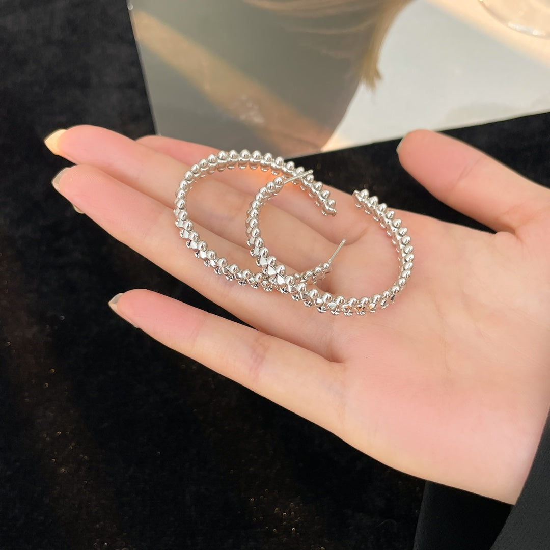 ¡®Imperial¡¯CLASH HOOP EARRINGS