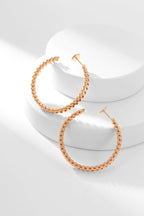 ¡®Imperial¡¯CLASH HOOP EARRINGS