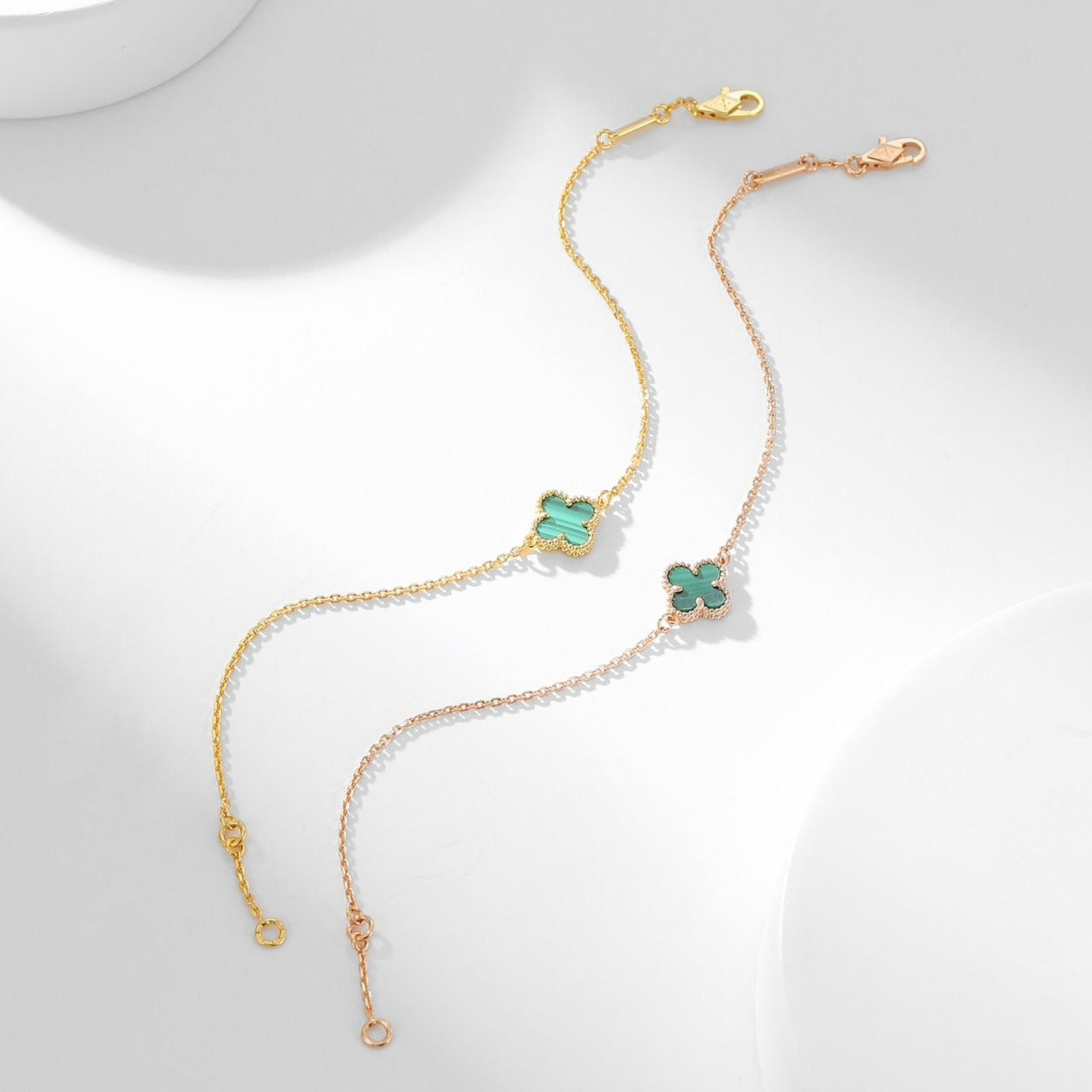 ¡®Imperial¡¯CLOVER BRACELET MALACHITE 1 MOTIF
