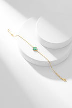 ¡®Imperial¡¯CLOVER BRACELET MALACHITE 1 MOTIF