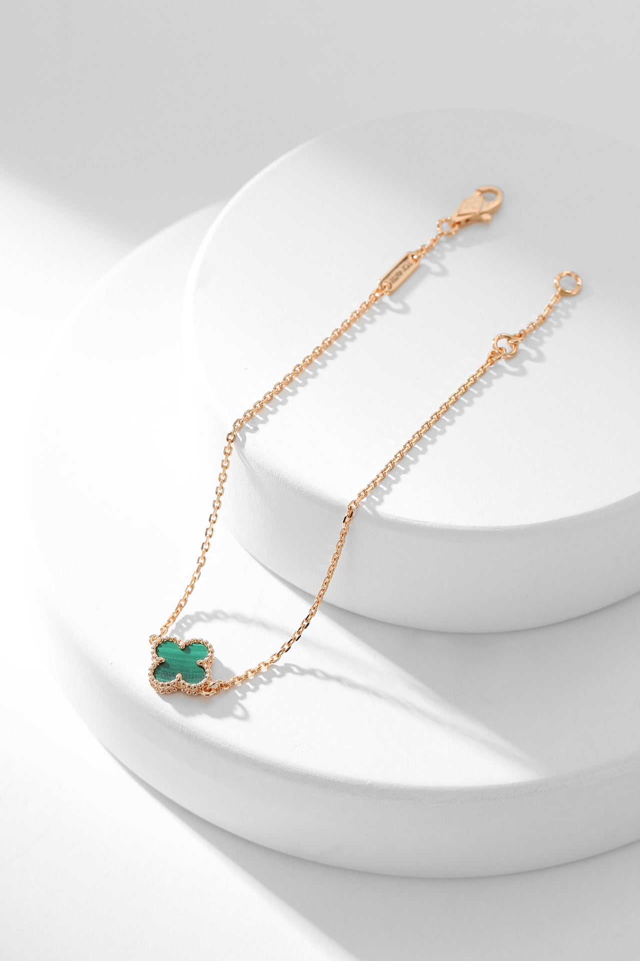 ¡®Imperial¡¯CLOVER BRACELET MALACHITE 1 MOTIF
