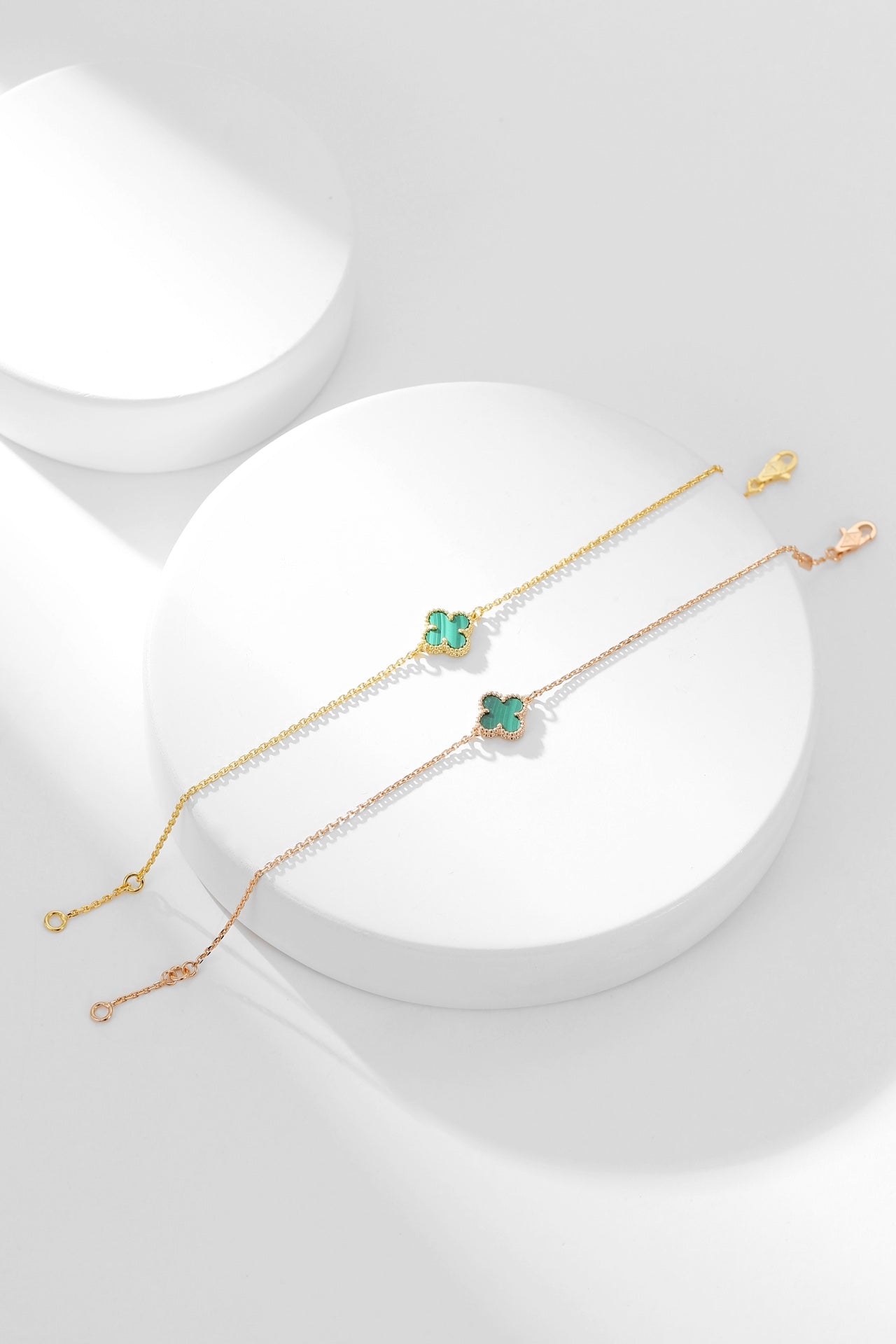 ¡®Imperial¡¯CLOVER BRACELET MALACHITE 1 MOTIF