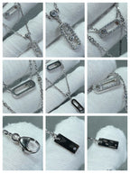 [Imperial Jewelrys]MOVE 2 ROW DIAMOND NECKLACE