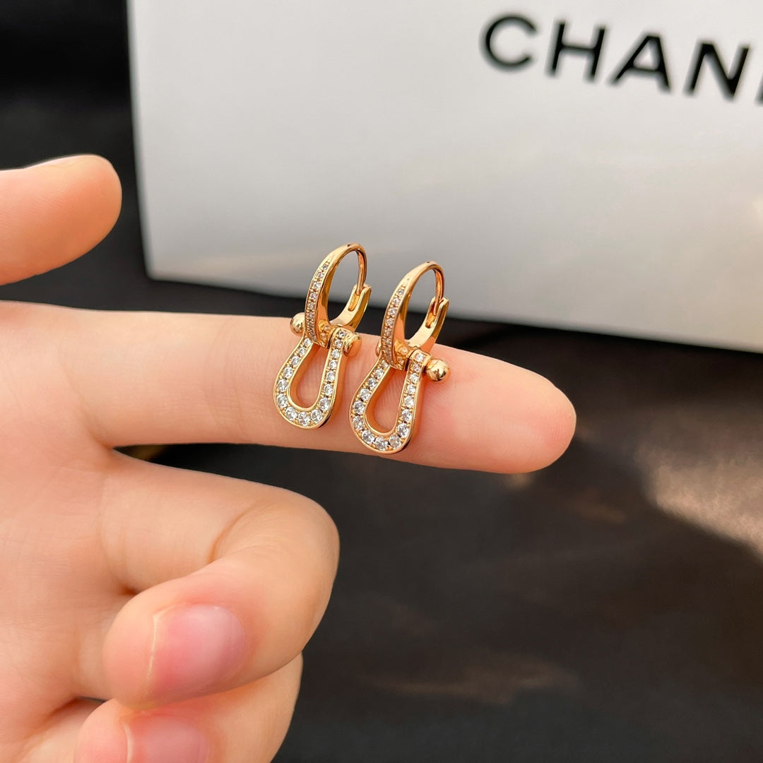 ¡®Imperial¡¯FORCE 10 FULL DIAMOND DROP EARRINGS MEDIUM MODEL