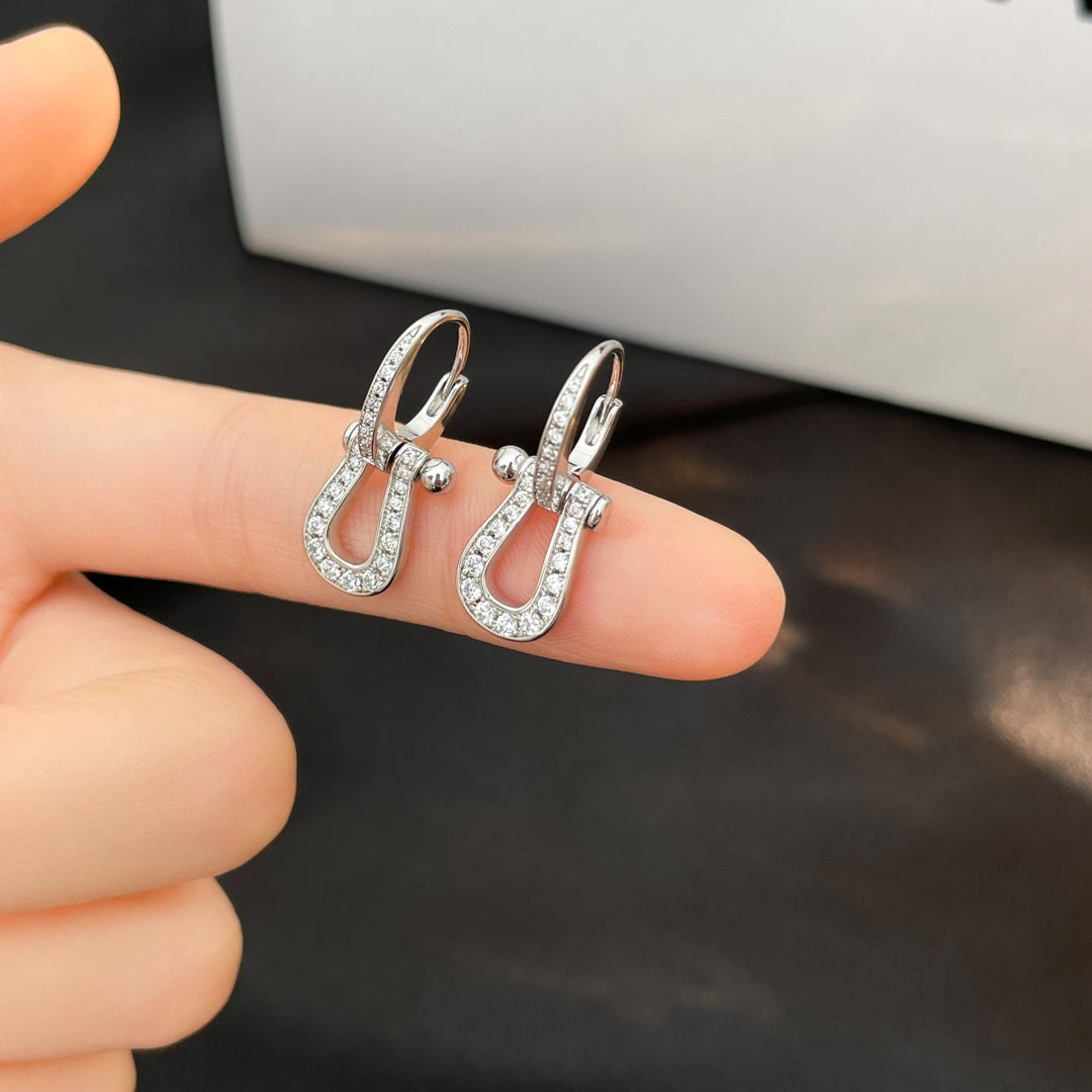 ¡®Imperial¡¯FORCE 10 FULL DIAMOND DROP EARRINGS MEDIUM MODEL