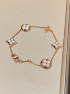 ¡®Imperial¡¯STAR AND SUN 5 MOTIF MOP PINK GOLD BRACELET