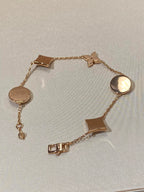 ¡®Imperial¡¯STAR AND SUN 5 MOTIF MOP PINK GOLD BRACELET