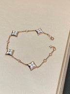 ¡®Imperial¡¯STAR 4 MOTIF MOP DIAMOND PINK GOLD BRACELET