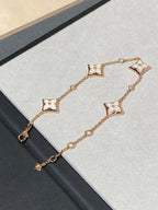 ¡®Imperial¡¯STAR 4 MOTIF MOP DIAMOND PINK GOLD BRACELET