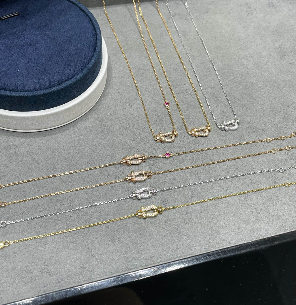¡®Imperial¡¯FORCE 10 DIAMOND PINK GOLD NECKLACE