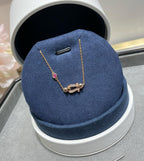 ¡®Imperial¡¯FORCE 10 DIAMOND CHAIN LINK PINK GOLD BRACELET