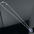 ¡®Imperial¡¯CLOVER PIETERSITE SILVER LONG NECKLACE