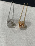 ¡®Imperial¡¯LIENS EVIDENCE DIAMOND PAVED NECKLACE