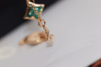 ¡®Imperial¡¯STAR AND SUN 4 MOTIF PINK GOLD MALACHITE BRACELET