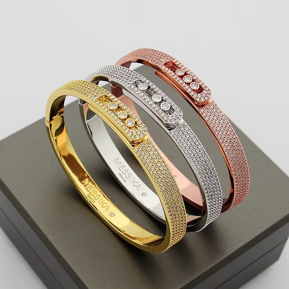 [Imperial Jewelrys]Move Noa Full Pavé Diamond Bangle Bracelet