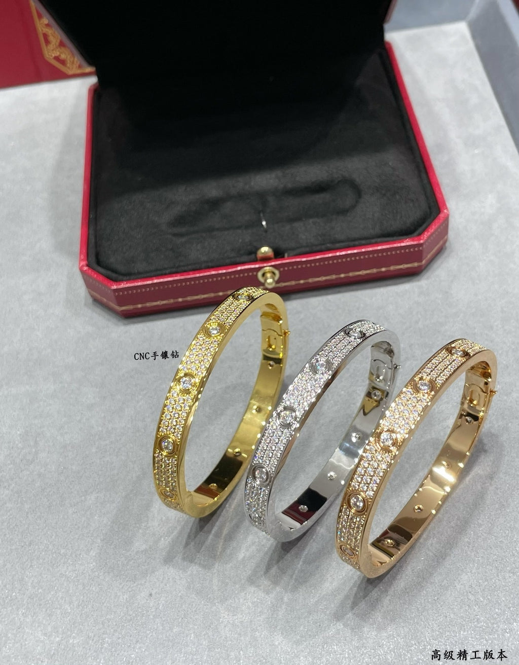 ¡®Imperial¡¯LOVE BRACELET 6.1MM DIAMOND-PAVED 10 BIG DIAMONDS