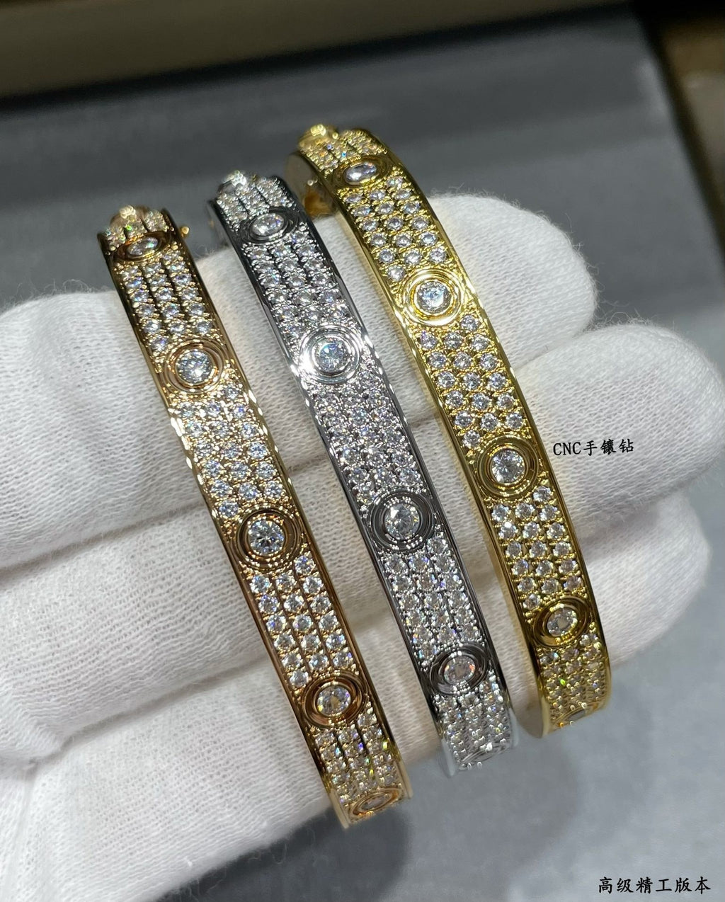 ¡®Imperial¡¯LOVE BRACELET 6.1MM DIAMOND-PAVED 10 BIG DIAMONDS