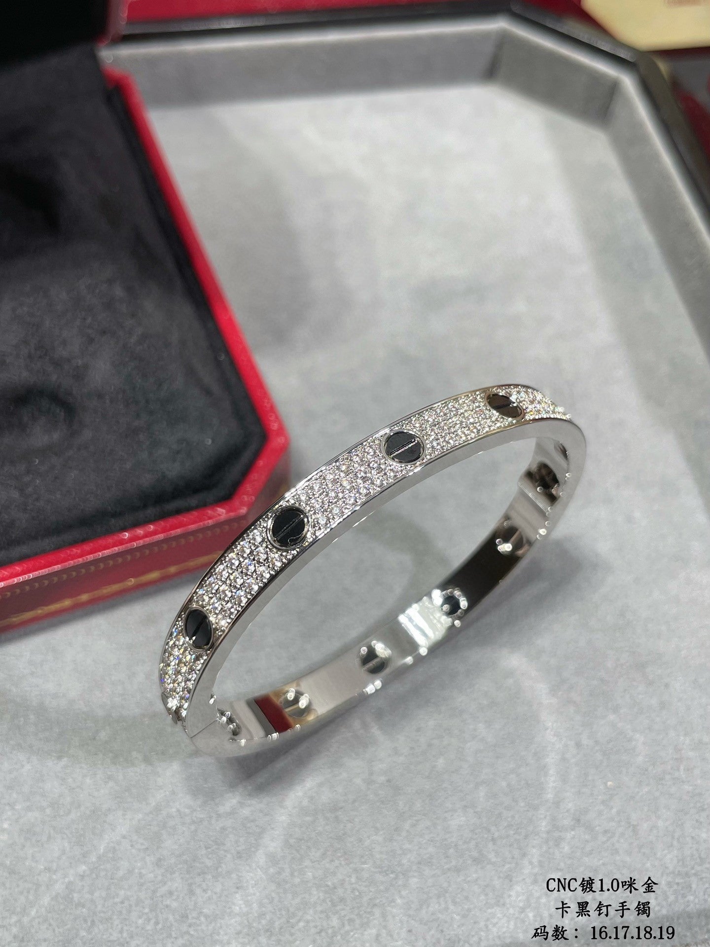 ¡®Imperial¡¯LOVE BRACELET 6.1MM DIAMOND-PAVED CERAMIC