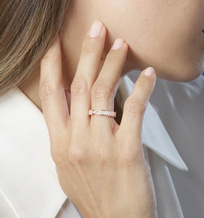 ¡®Imperial¡¯ALLIANCE LIENS VIDENCE PAVED DIAMOND 4MM RING