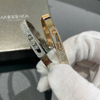 [Imperial Jewelrys]Move Noa Rose Gold Pavé Diamond Bangle Bracelet