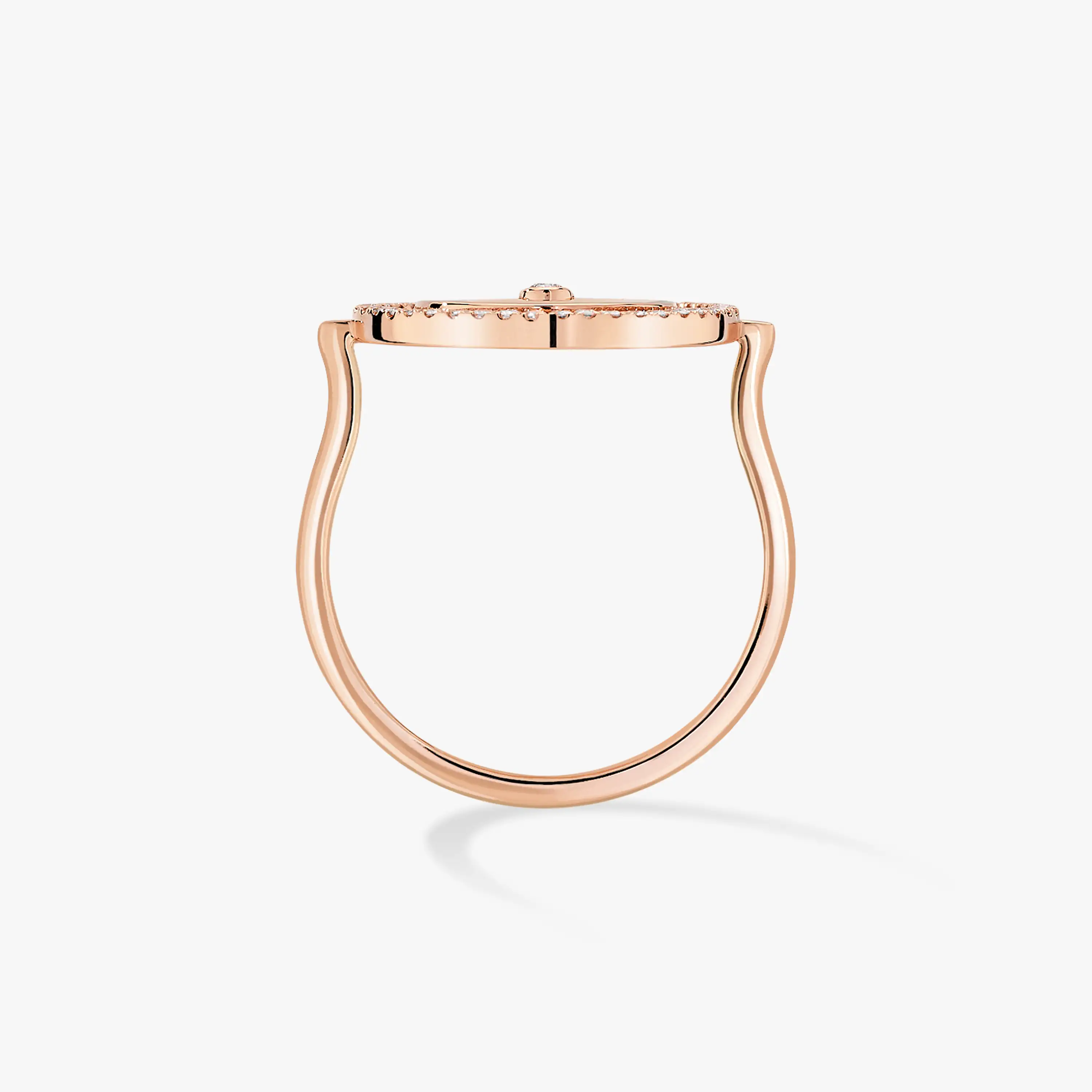 [Imperial Jewelrys]LUCKY MOVE PINK GOLD DIAMOND RING
