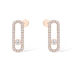 [Imperial Jewelrys]MOVE UNO STUD DIAMOND PAVED EARRINGS