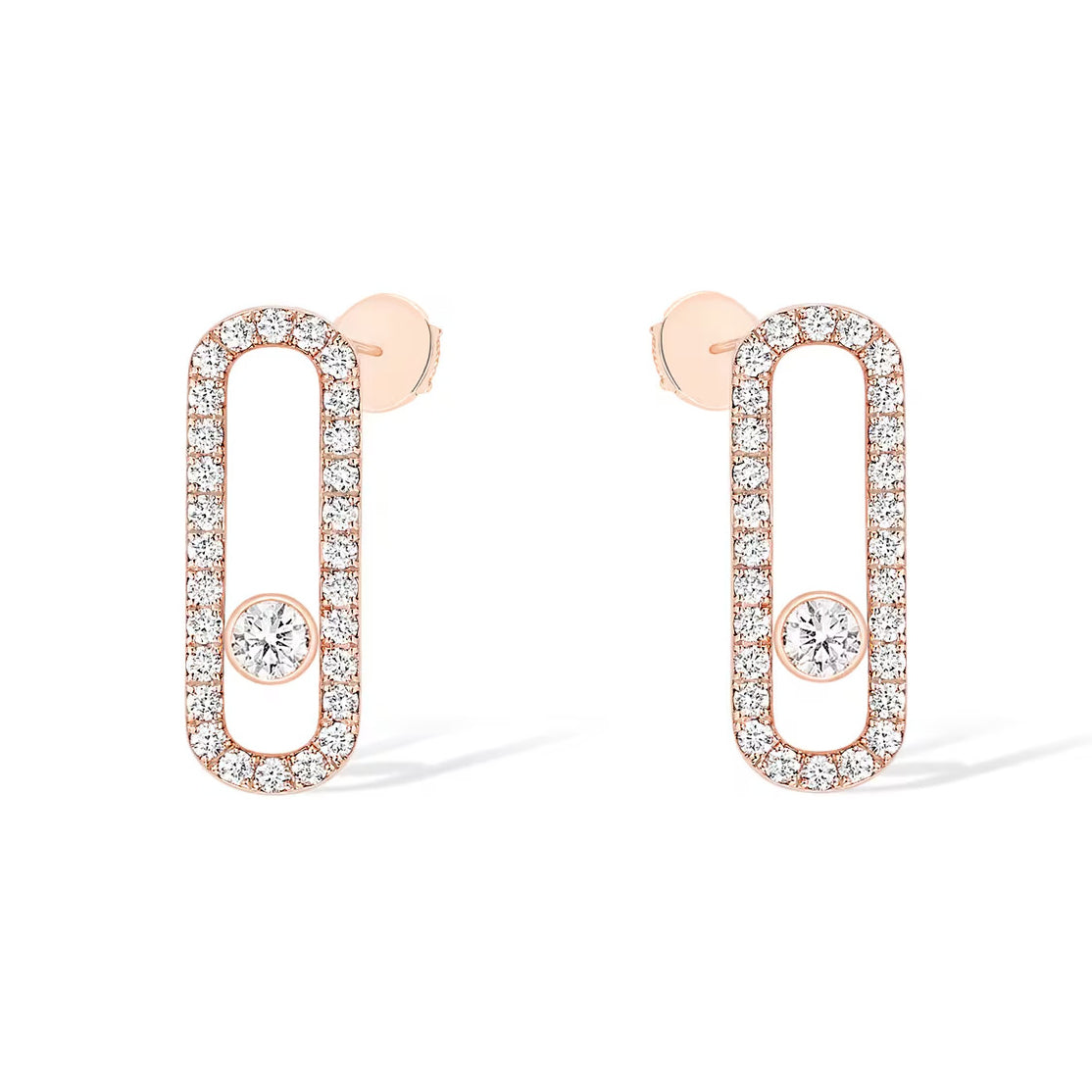 [Imperial Jewelrys]MOVE UNO STUD DIAMOND PAVED EARRINGS