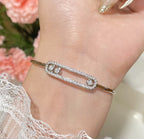[Imperial Jewelrys]Move Pavé Diamond Bangle Bracelet M