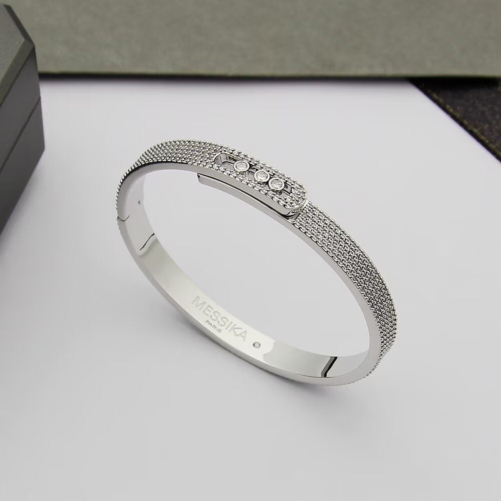 [Imperial Jewelrys]Move Noa Full Pavé Diamond Bangle Bracelet
