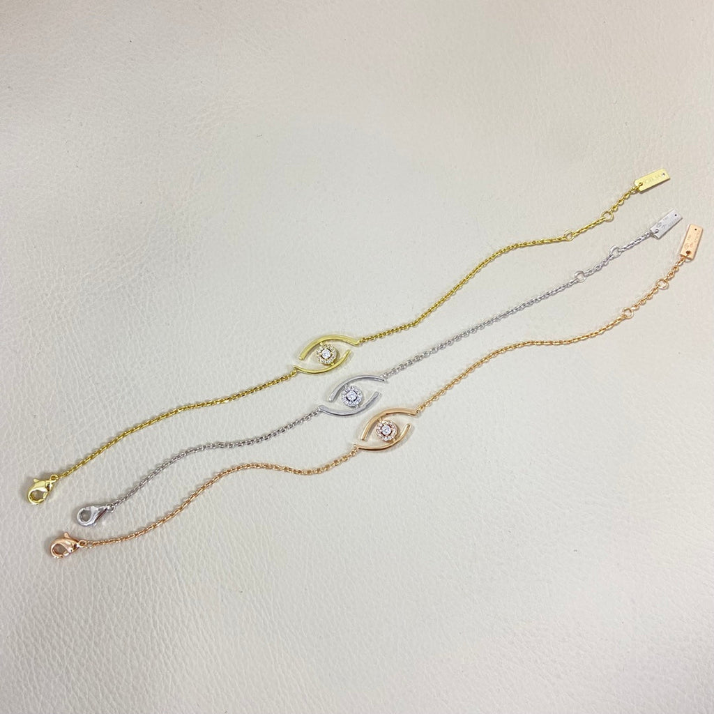 [Imperial Jewelrys]Lucky Eye Pave-Set Diamond Bracelet
