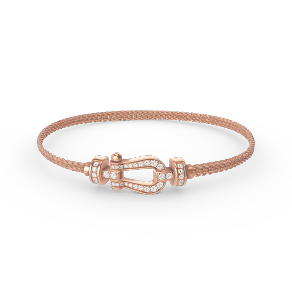 ¡®Imperial¡¯FORCE SMALL HORSESHOE  DIAMOND CHAIN ROPE BRACELET