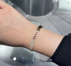 [Imperial Jewelrys]Move Noa Rose Gold Pavé Diamond Bangle Bracelet