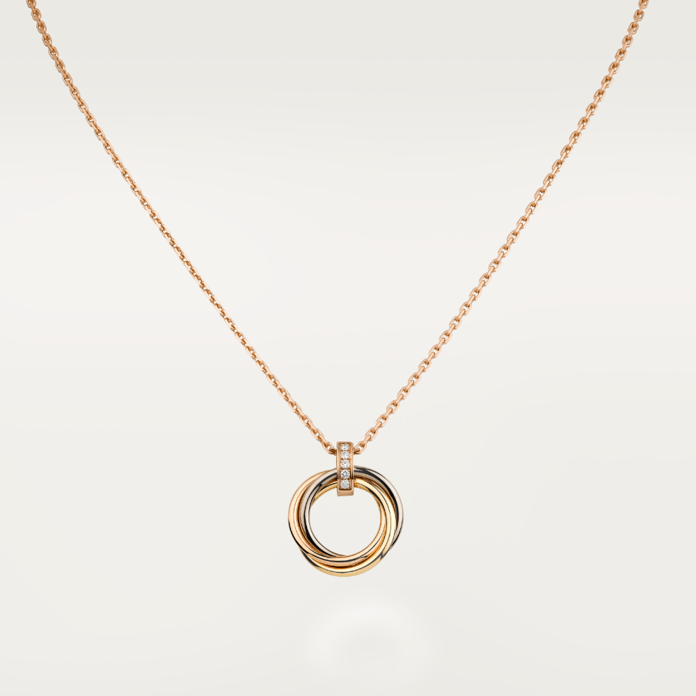 ¡®Imperial¡¯TRINITY NECKLACE GOLD  DIAMONDS
