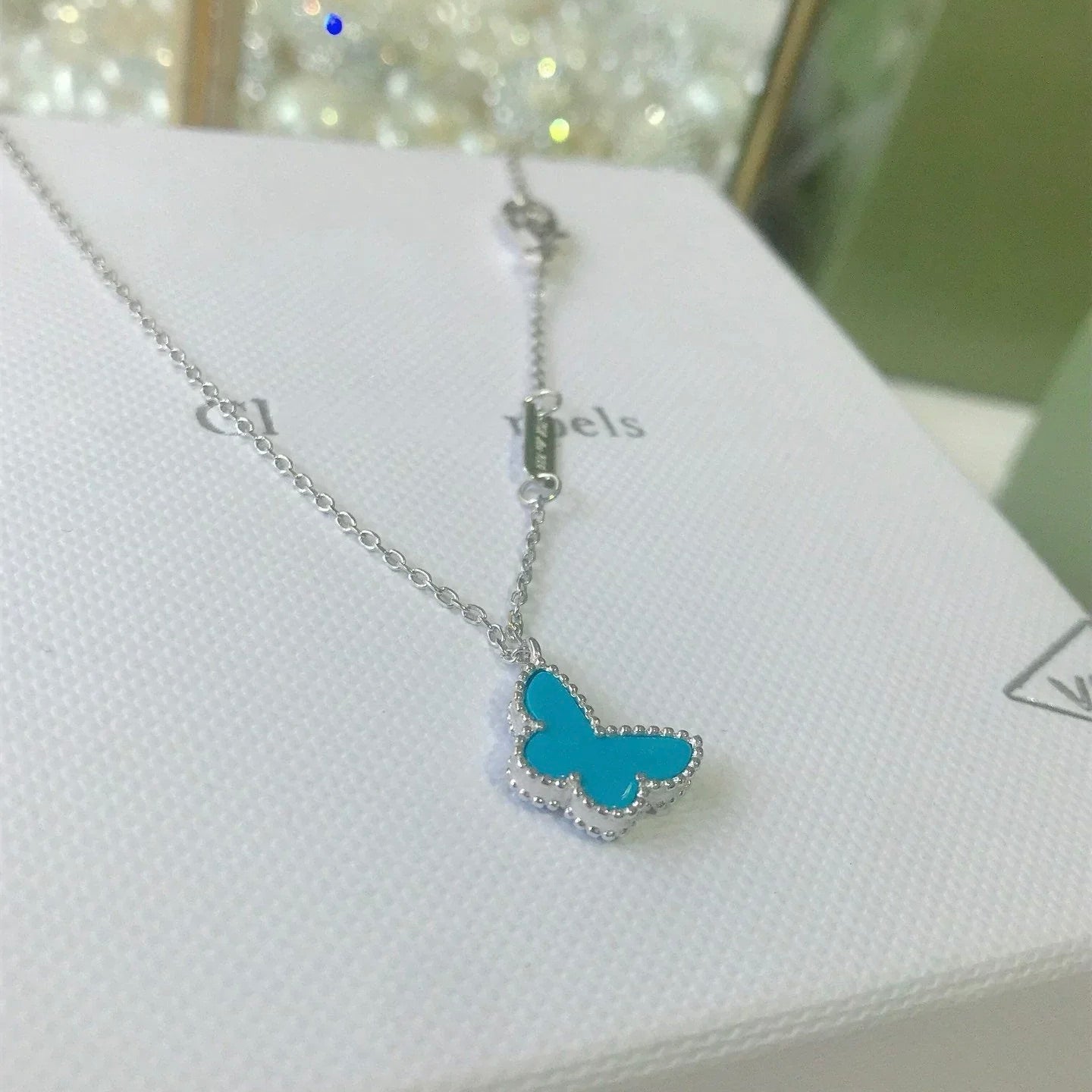 ¡®Imperial¡¯BUTTERFLY TURQUOISE BUTTERFLY BRACELET SILVER