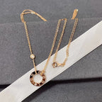 ¡®Imperial¡¯LOVE NECKLACE 16MM 2 DIAMONDS