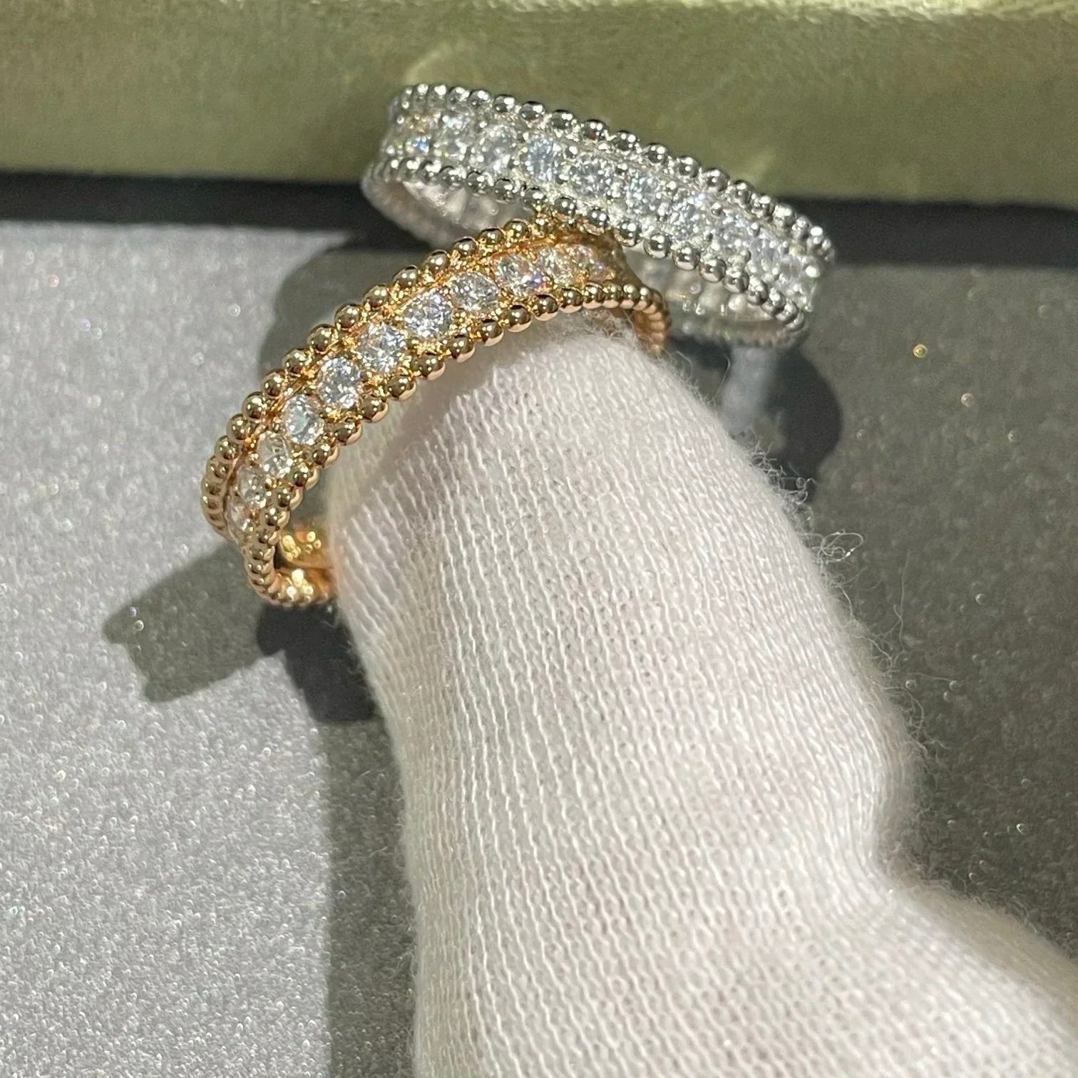 ¡®Imperial¡¯PERLEE DIAMOND SILVER RING