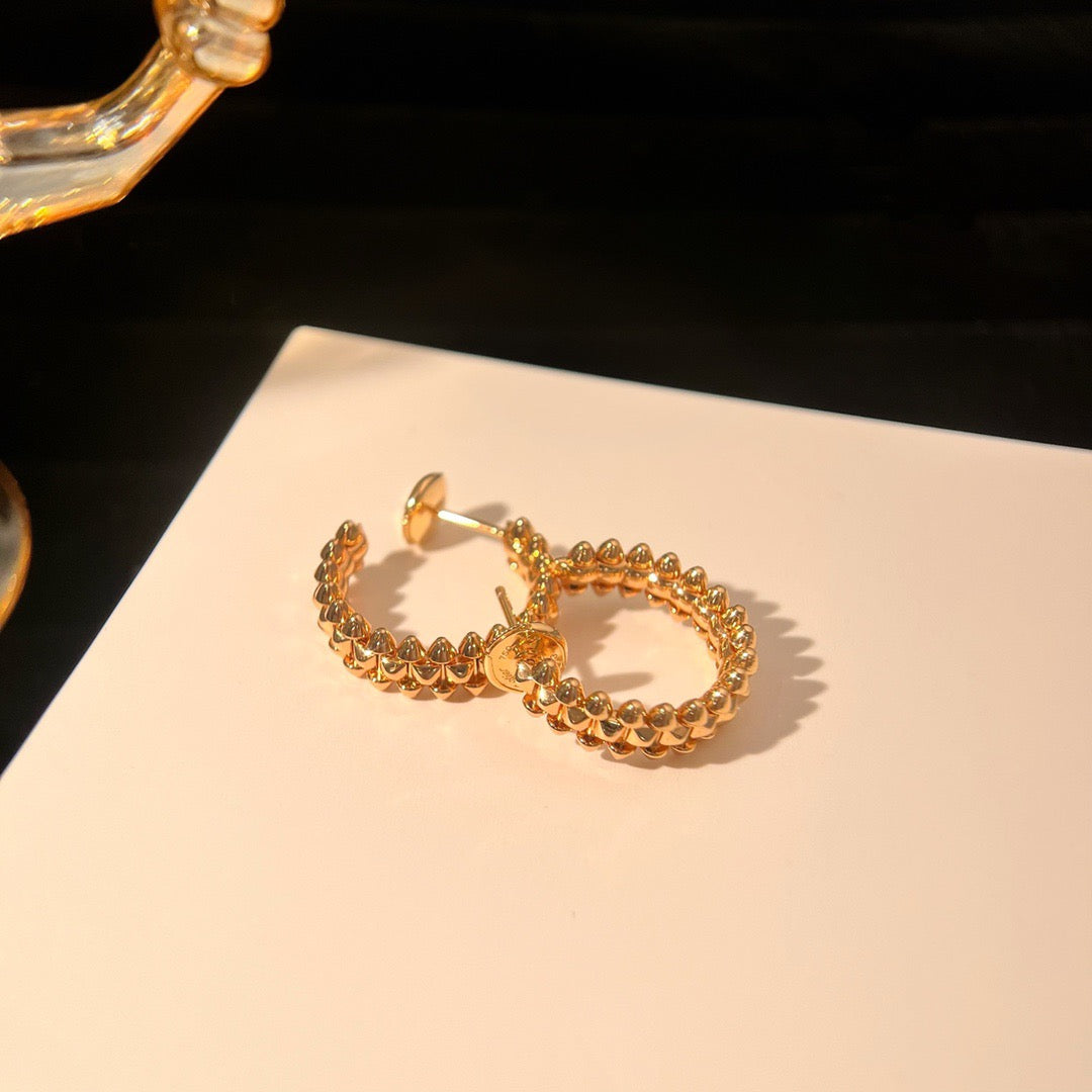 ¡®Imperial¡¯CLASH SMALL HOOP EARRINGS