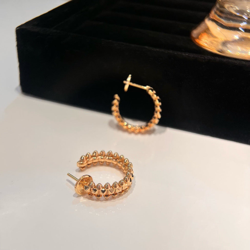 ¡®Imperial¡¯CLASH SMALL HOOP EARRINGS