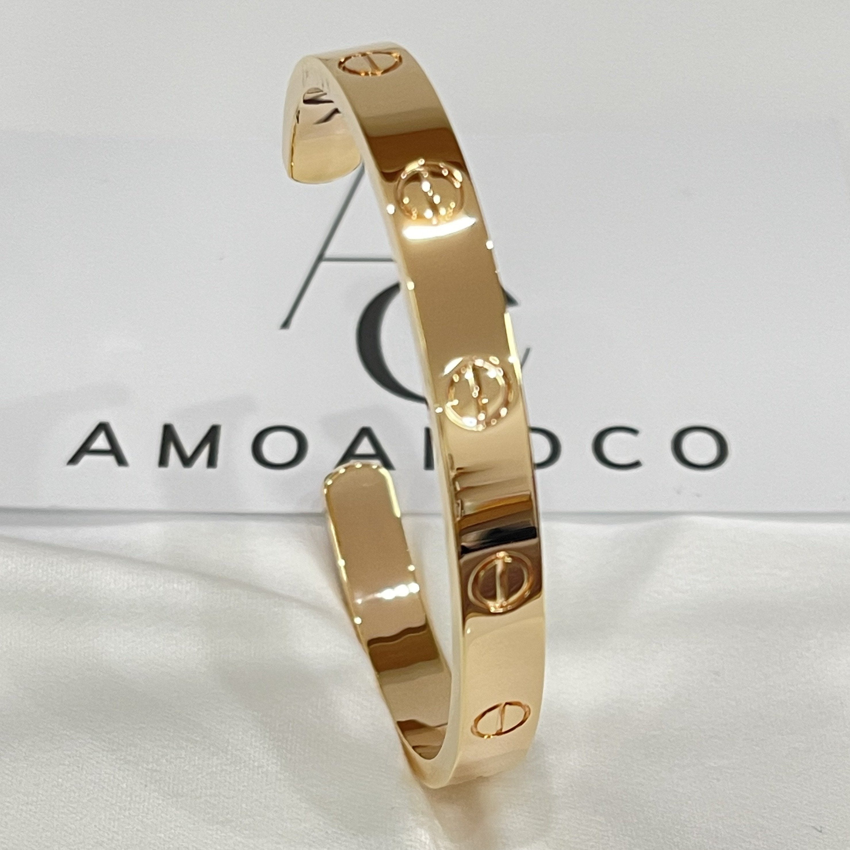 ¡®Imperial¡¯LOVE BRACELET 6.1MM OPEN CUFF