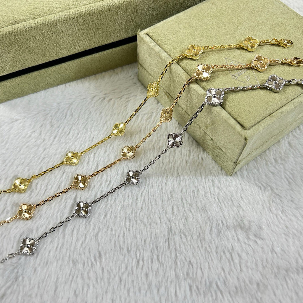 [Imperial]New CLOVER 6 MOTIF LASER BRACELET