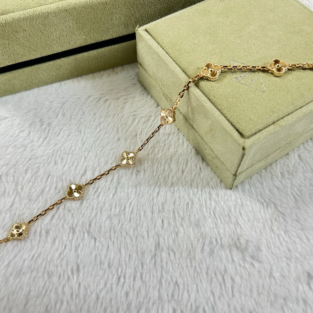 [Imperial]New CLOVER 6 MOTIF LASER BRACELET