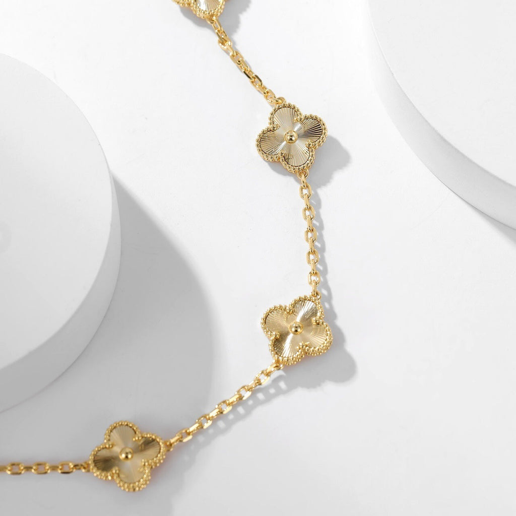 ¡®Imperial¡¯CLOVER 10 MOTIFS LASER NECKLACE