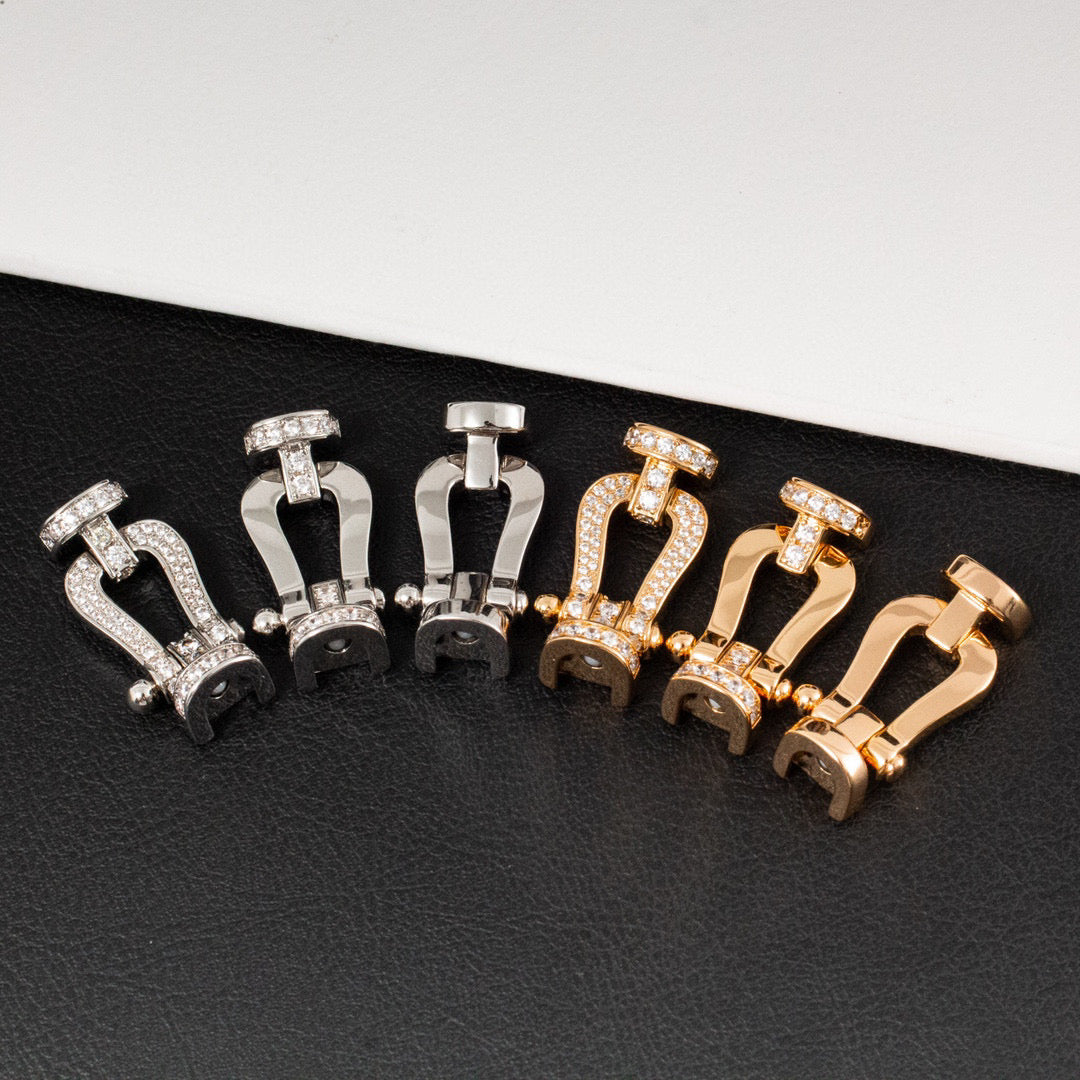 ¡®Imperial¡¯FORCE LARGE HORSESHOE FULL DIAMOND BRACELET GOLD