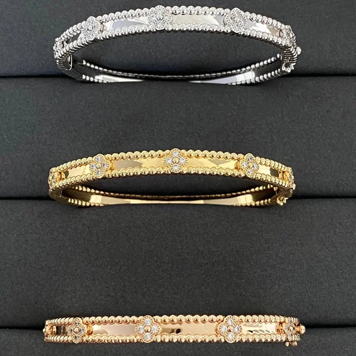 ¡®Imperial¡¯CLOVER BRACELET 4MM DIAMONDS