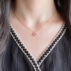 ¡®Imperial¡¯CLOVER 15MM PINK MOTHER-OF-PEARL SINGLE FLOWER NECKLACE